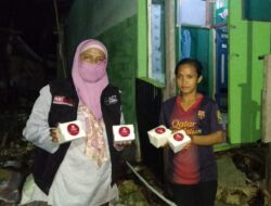 Bantuan Makanan Untuk Warga Terdampak Gelombang Pasang di Kelurahan Panjang Selatan Kecamatan Panjang