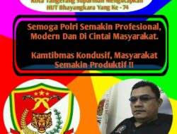 Suparman Ketua Barikade Khusus Distrik-88 ( ” Basus – 88 -L.A.I ” ) Lembaga Aliansi Indonesia DPC Kota Tangerang Mengucapkan Selamat Hari Bhayangkara Yang Ke – 74 