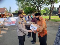 Polres Serang Kota Gelar Bhaksos Serentak, Dala Rangka Hari Bhayangkara Ke-74