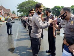 Upacara Korp Raport Kenaikan Pangkat, Di Pimpin Kapolres Serang Kota