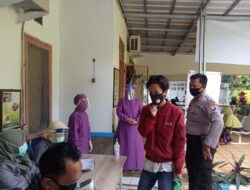 Polsek Baros Awasi Rapid Test Covid-19 PPS Dan PPDP