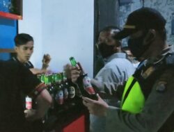 Polisi Amankan Ratusan Miras Dari Tempat Hiburan Malam