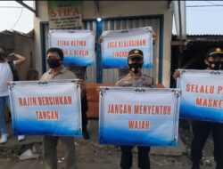 Adaptasi Kebiasaan Baru, Polsek Cikande Polres Serang Lakukan Disiplinkan Masyarakat Melalui Patroli Protokol Kesehatan Yang Persuasif dan Humanis