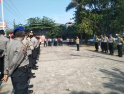 Deklarasi Bapaslon Bupati Dan Wakil Bupati Serang, Ratusan Polisi Diterjunkan