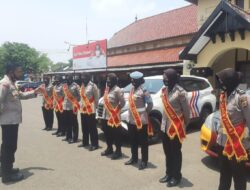 Polwan Siaga Jumat Polres Serang Kota Beraksi