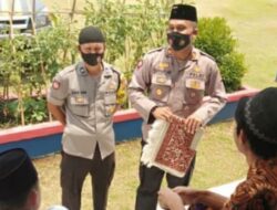 Polsek Maniis Melakukan Sosialisasi Tentang Prokes Pencegahan Covid-19