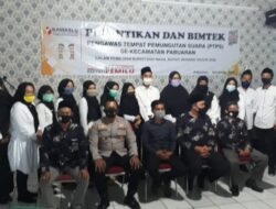 Kapolsek Pabuaran Turut Serta Sukseskan Pelantikan Dan Bimtek Pengawas TPS