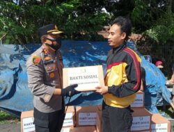 Polres Serang Polda Banten Berikan Bantuan Terhadap Masyarakat Desa Undar Andir yang Terdampak Banjir