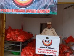 IKM Kota Serang Salurkan Bantuan ke Ponpes Al-Mukmin