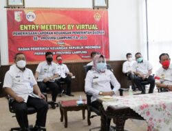 Bupati Tulang Bawang Dr. (Chan) Hj. Winarti, SE., MH. Dampingi pemeriksaan Laporan Keuangan Pemerintah Daerah T.A 2020