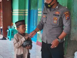 Wujud Kepedulian Ditengah Pandemi Covid-19, Polsek Cipocok Jaya Santuni Anak Yatim