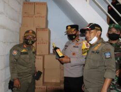 Polres Serang Kota Gerebeg Gudang Miras