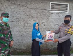 Peduli Sesama Ditengah Pandemi Covid-19, Polsek Cipocok Jaya Santuni Anak Yatim