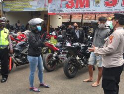 Polsek Karawaci Lakukan Razia Kendaraan Knalpot Racing