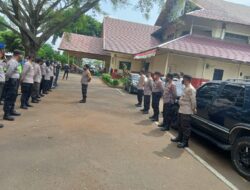 Aksi Unras AMGB, Polres Serang Kota Siagakan Ratusan Personel