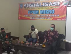 Desa Kragilan, Menggelar Kegiatan Sosialisasi PPKM Mikro