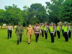 Cek Kesiapan, Polres Kota Serang dan Forkompinda Apel Gelar Pasukan Ops Ketupat Maung 2021