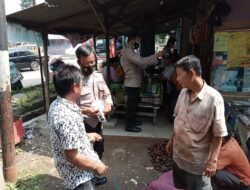 Polsek Cipocok Jaya Patroli Dialogis Dan Bagikan Masker