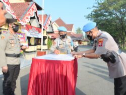 Kapolres Serang Kota Pimpin Upacara Sertijab Kasatlantas Dan Kasipropam