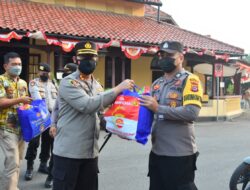 Polres Serang Kota Salurkan Bantuan 500 Paket Sembako