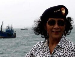 MANTAN MENTRI PERLAUTAN DAN PERIKANAN,SUSI PUDJIASTUTI TANGGAPI DONASI, SOAL PERUBAHAN IKLIM,AKIDI TIO,SRI MULYANI