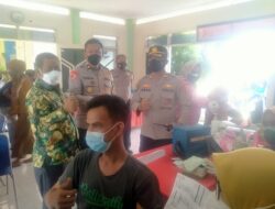 Gerai Vaksinasi Presisi, Polsek Cipocok Jaya Himbau Prokes