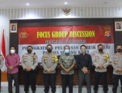 Dalam Rangka Peningkatan Pelayanan Publik, Polres Serang Kota Gelar FGD