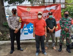 Vaksinasi Covid-19 Door To Door, Polsek Kasemen Polres Serang Kota Polda Banten Awasi Dan Himbau Prokes