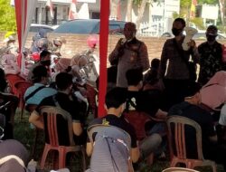 Ratusan Masyarakat Kecamatan Serang Di Suntik Vaksin Covid-19, Polsek Serang Polres Serang Kota Himbau Prokes