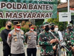 Kapolres Serang Kota Polda Banten Hadiri Pelepasan Bantuan Sosial Oleh Pangdam III Siliwangi dan Kapolda Banten