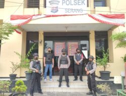 Guna Mengantisipasi Gangguan Keamanan, Polsek Serang Polres Serang Kota Gelar Sispam Mako