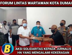 Wartawan Dumai Gelar Aksi Damai, Kapolres Muhammad Kholid: Kita Akan Tindak Pelakunya
