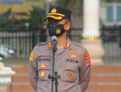 HUT Provinsi Banten Ke-21, Kapolres Serang Kota Polda Banten Pimpin Apel Pengamanan Unras