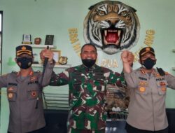 HUT TNI Ke-76, Kapolres Serang Kota Datangi Makodim 0602/Serang