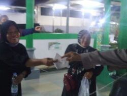 Polsek Kasemen Polres Serang Kota Bagikan Ratusan Masker di Kawasan Wisata Religi Banten Lama