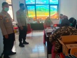 Vaksinasis Presisi, Kabagops Polres Serang Kota Polda Banten Monitoring dan Himbau Prokes