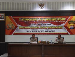 Jelang Ops Lilin Maung 2021, Polres Serkot Polda Banten Gelar Latpraops