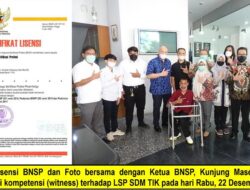 Resmi Berlisensi BNSP, LSP SDM TIK Siap Beroperasi