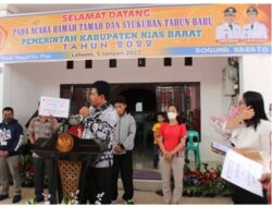 Pemkab Nias Barat Laksanakan Syukuran Tahun Baru Dan Lounching Program Santunan Duka