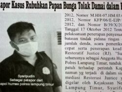 Ssstt….!! Ada Polisi Hello-Kity Pembohong di Polres Lampung Timur