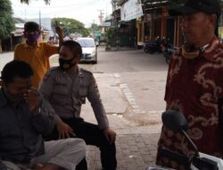 Bhabinkamtibmas Polsek Kramatwatu Polresta Serkot Sampaikan Bimbian Prokes