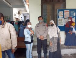 Bhabinkamtibmas Polsek Kramatwatu Polresta Serkot Bripka Aldi Sampaikan Himbuan Prokes