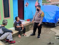 Kedekatan Anggota Bhabinkamtibmas Polsek Taktakan Polresta Serkot Sapa warga binaan