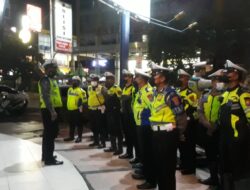 Personil Satlantas Polresta Serkot Melaksanakan Kegiatan Apel Malam