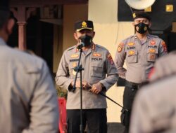 Kapolresta Serkot Pimpin Apel Pagi, Ingatkan Personel Untuk Bersyukur