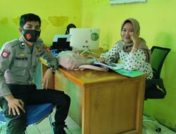 Bhabinkamtibmas Polsek Cipocok Jaya Polresta Serkot Silaturahmi ke Kantor kelurahan