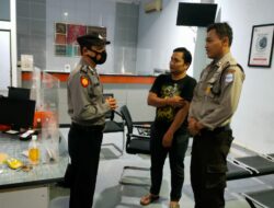 Polsek Baros Polresta Serkot, Patroli Malam Hari Ke Bank BRI Unit Baros, cegah kriminalitas