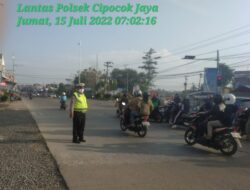  Anggota Lantas Polsek Cipocok Jaya Polresta Serkot Laksanakan Pengaturan