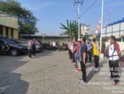 Kanit Reskrim Pimpin Apel Pagi di Polsek Cipocok Jaya Polresta Serkot.