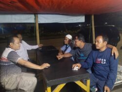 Panit Opsnal Intelkam Polsek Kramatwatu beserta Anggota Sambangi dan Galang Tokoh Masyarakat Pemuda Desa Harjatani